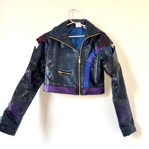 Disney Store Descendants  Mal Child Costume Jacket Size M Purple
